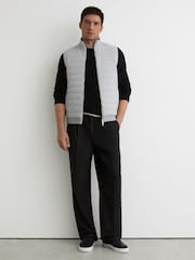 Reiss Soft Grey Newford Gilet - Image 3 of 6