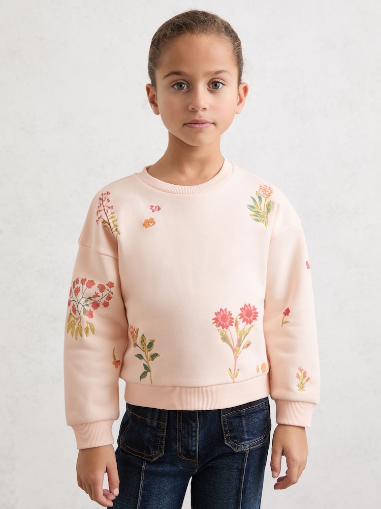 Reiss Ivory Amelia Sweatshirt - Image 1 of 5 Reiss Ivory Amelia Sweatshirt - Image 1 of 5