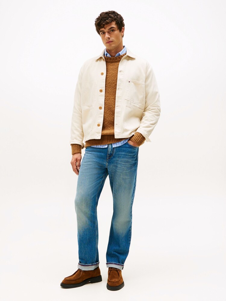 Tommy Hilfiger Natural Washed Denim Chore Jacket - Image 2 of 5