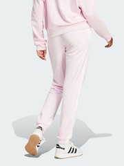 adidas Pink Essentials 3-Stripes French Terry Cuffed Joggers - Image 2 of 5