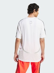 adidas Originals White Teamgeist Adicolor T-Shirt - Image 2 of 5