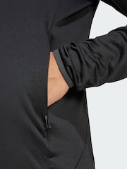 adidas Terrex Black Xperior Climawarm Light Fleece Hooded Jacket - Image 4 of 5