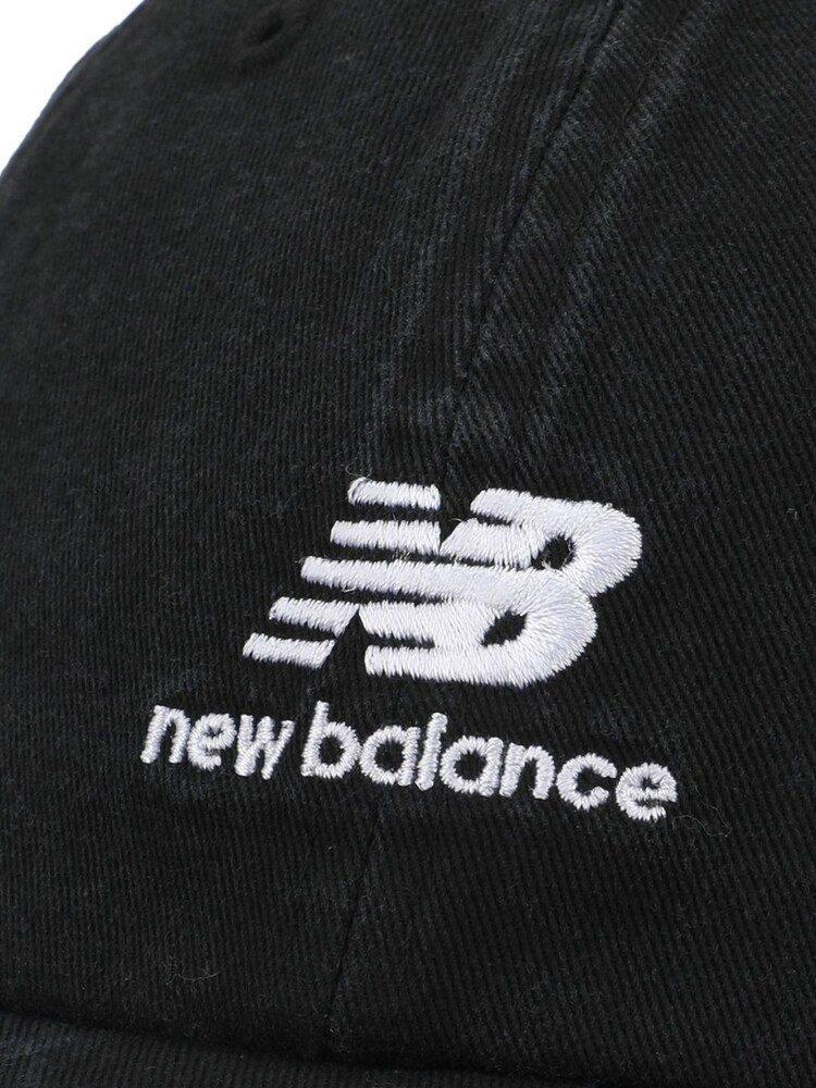 New Balance Black 6 Panel Flying NB Stacked Logo Hat - Image 1 of 3 New Balance Black 6 Panel Flying NB Stacked Logo Hat - Image 1 of 3