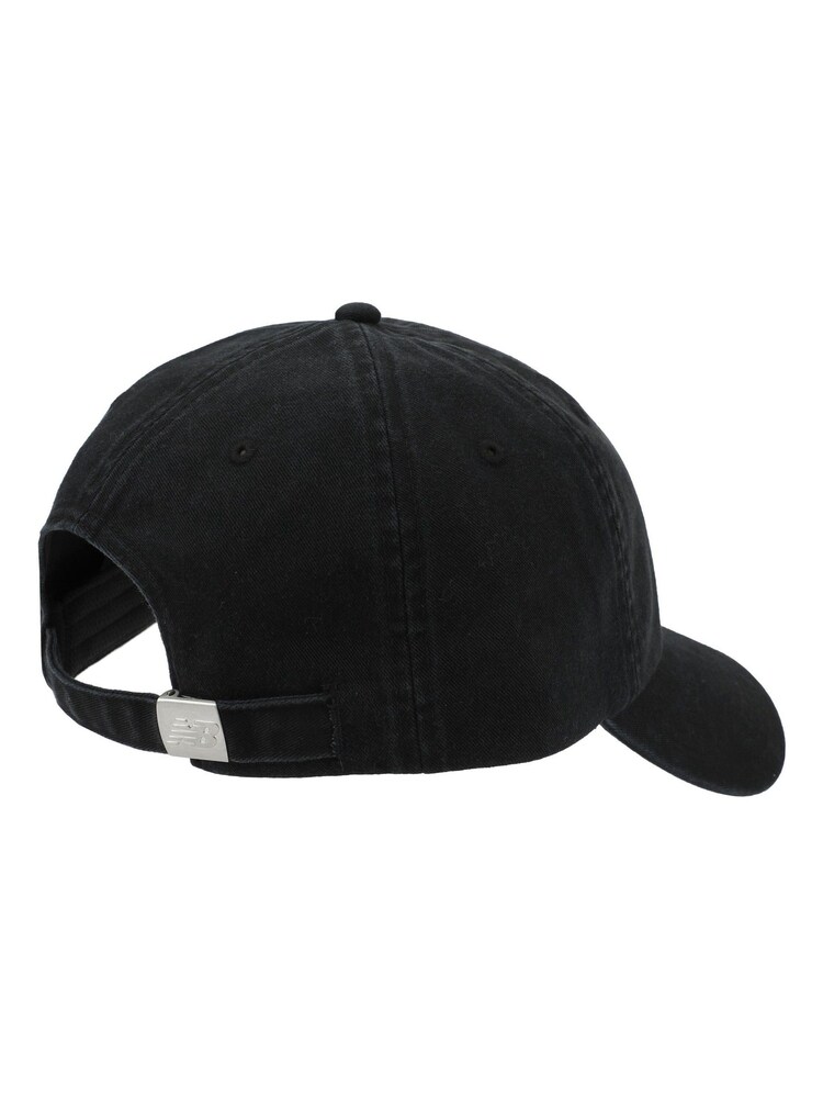 New Balance Black 6 Panel Flying NB Stacked Logo Hat - Image 3 of 3 New Balance Black 6 Panel Flying NB Stacked Logo Hat - Image 3 of 3