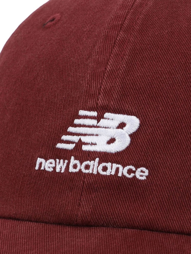 New Balance Red 6 Panel Flying NB Stacked Logo Hat - Image 1 of 3