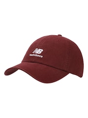 New Balance Red 6 Panel Flying NB Stacked Logo Hat - Image 2 of 3