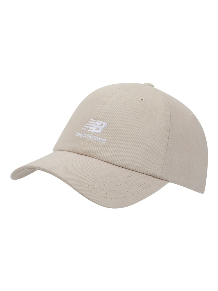 New Balance Natural 6 Panel Flying NB Stacked Logo Hat - Image 1 of 3 New Balance Natural 6 Panel Flying NB Stacked Logo Hat - Image 1 of 3