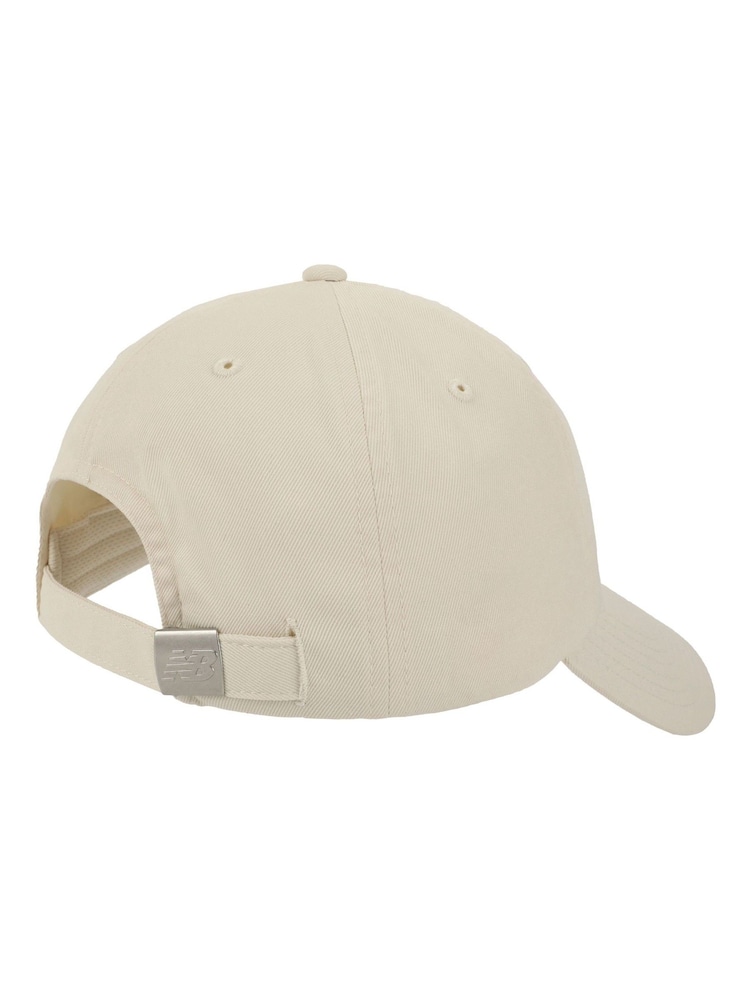New Balance Cream Womens 6 Panel Linear Logo Hat - Image 2 of 3