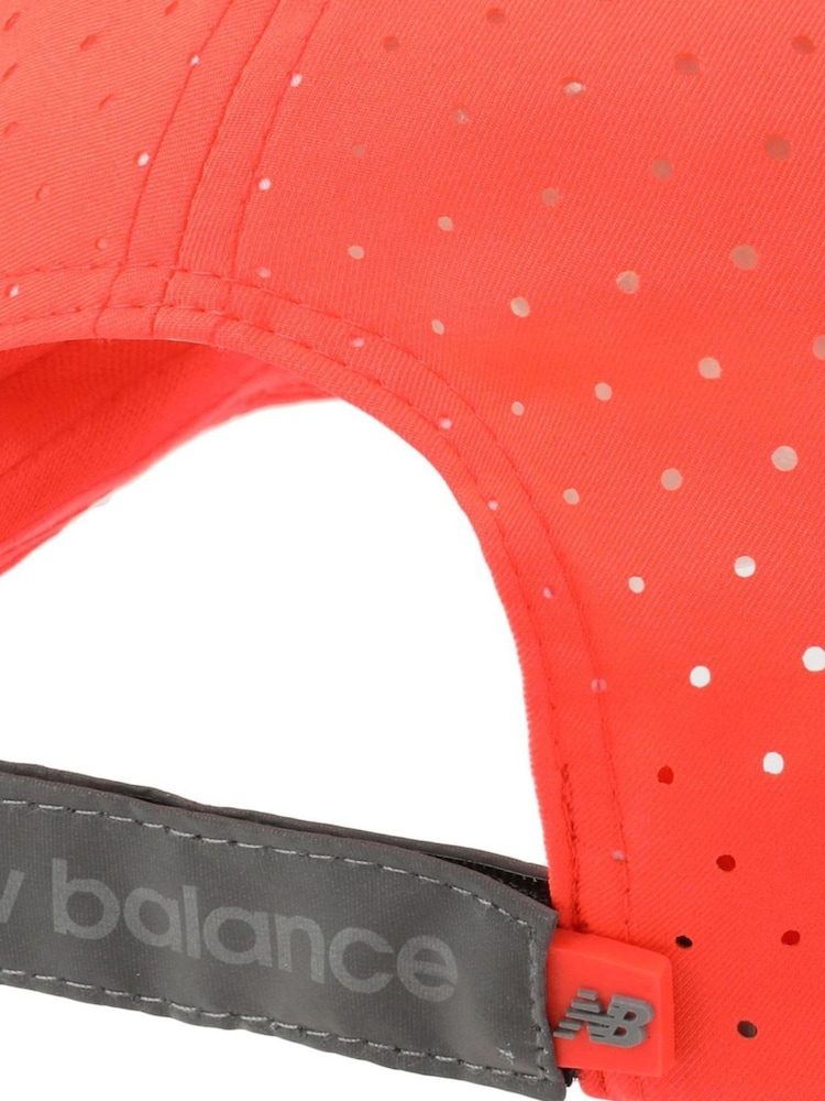 New Balance Red 6 Panel Pro Run Hat - Image 3 of 3 New Balance Red 6 Panel Pro Run Hat - Image 3 of 3