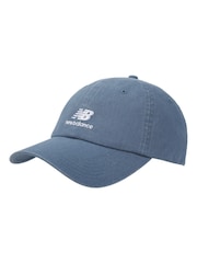 New Balance Blue 6 Panel Flying NB Stacked Logo Hat - Image 1 of 3