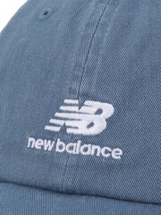New Balance Blue 6 Panel Flying NB Stacked Logo Hat - Image 3 of 3