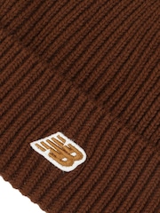 New Balance Brown Winter NB Patch V 3.0  Watchman Beanie - Image 3 of 3