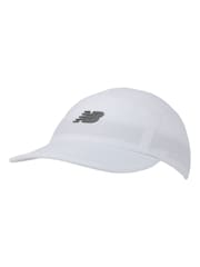 New Balance White Womens 5 Panel Performance Hat - Image 1 of 3