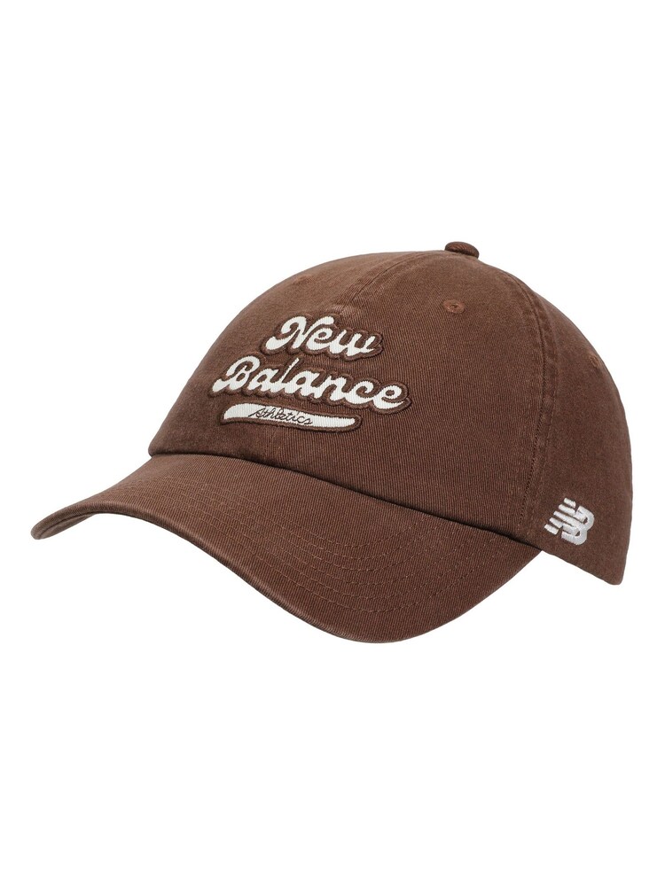 New Balance Brown Athletics 6 Panel Athletics Legacy Hat - Image 1 of 3 New Balance Brown Athletics 6 Panel Athletics Legacy Hat - Image 1 of 3