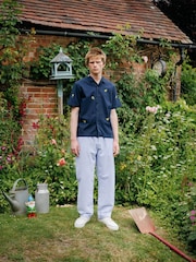 Service Works Blue Cross Stitch Shirt - Image 1 of 1