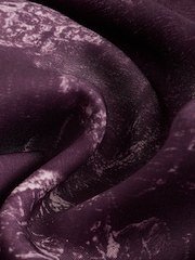 Purple Floral Border Print Long Sleeve Shirt - Image 7 of 8