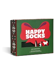 Happy Socks Green 2 Pack Knit And Bow Socks Gift Set - Image 5 of 5