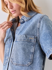 HUGO Gandira mini džinsa kleita - Attēls 5 no 6