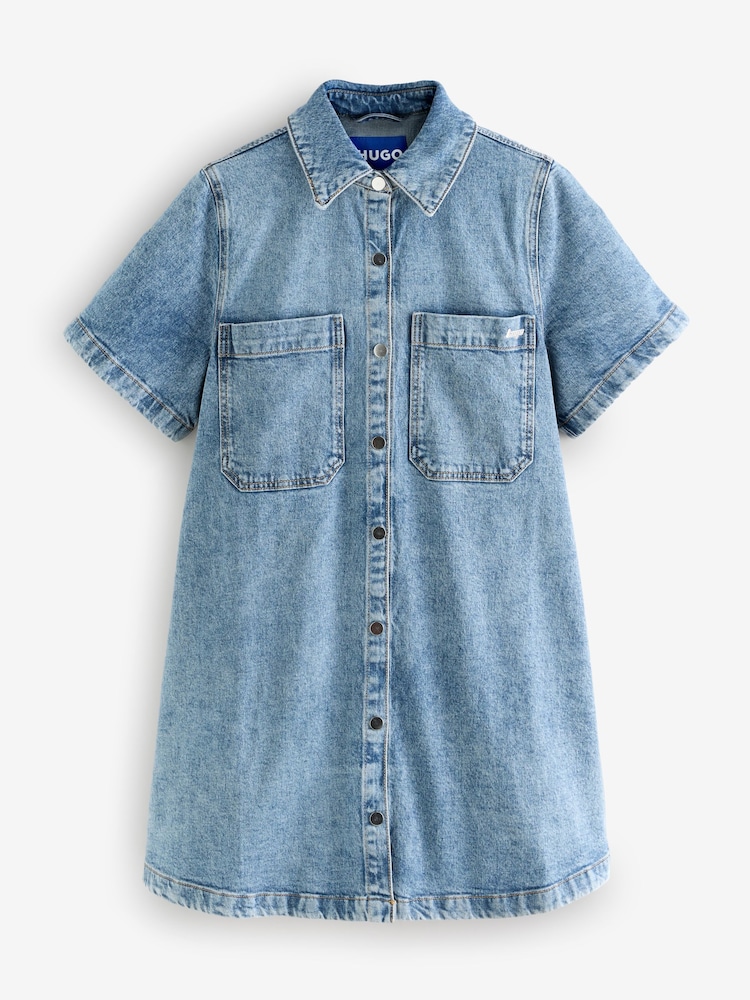 HUGO Gandira mini džinsa kleita - Attēls 6 no 6