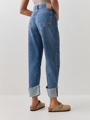 BOSS Balloon Fit Oppbrettet Denim Jeans - Bilde 3 av 8
