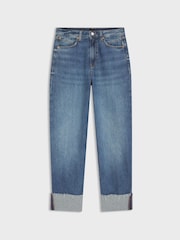 BOSS Balloon Fit Oppbrettet Denim Jeans - Bilde 7 av 8