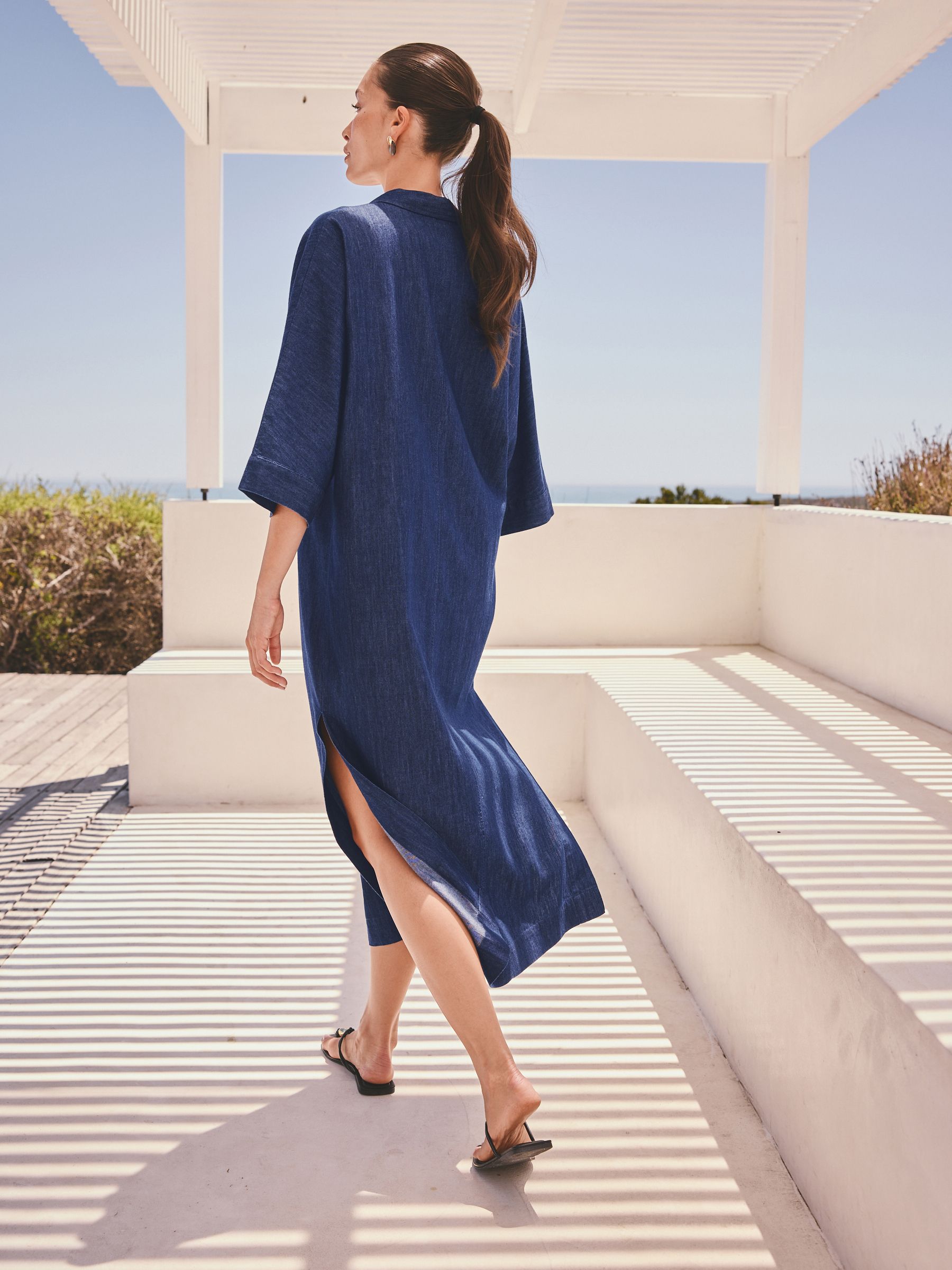linen kaftan dress Grey | Long Sleeve Linen Dress – The Prancing Hare Lilac / Short The Oversized Kaftan Linen Dress MAON is designed to bring both comfort and style to your summer wardrobe White Cotton Linen Goddess Kaftan