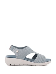 Pavers Blue Cushioned Lightweight Sandals - Image 2 of 5