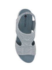 Pavers Blue Cushioned Lightweight Sandals - Image 4 of 5