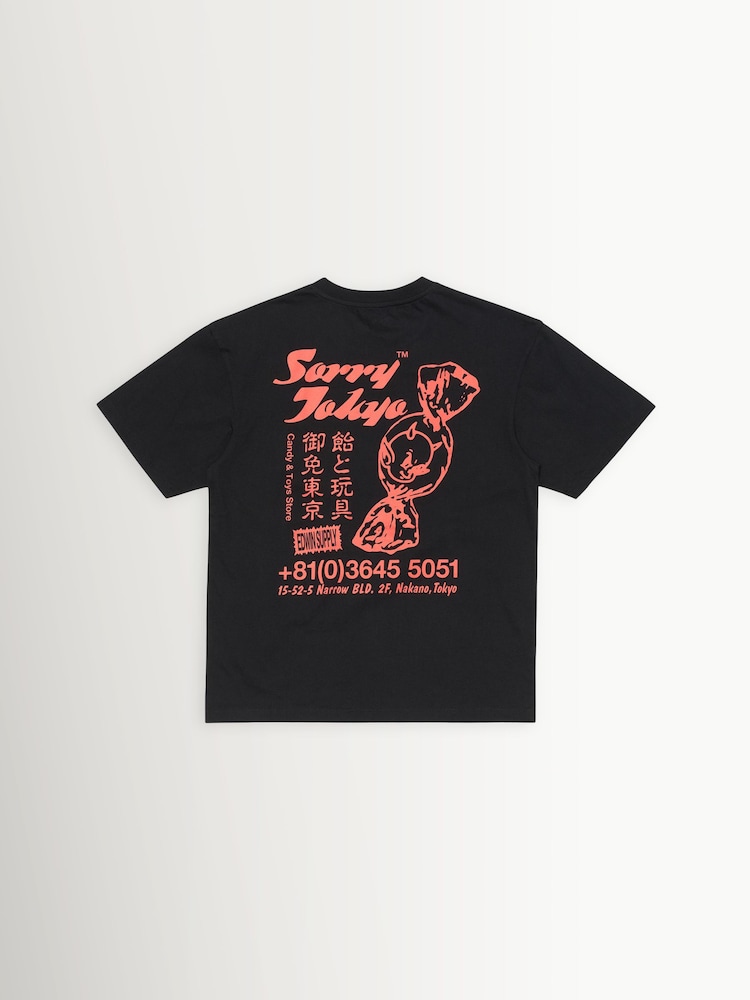 Edwin Black Sorry Tokyo Graphic Print T-Shirt - Image 8 of 8