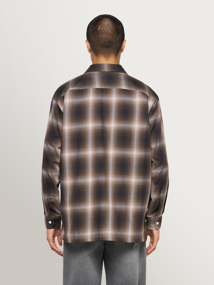 Edwin Brown Hombre Plaid Long Sleeve Shirt - Image 2 of 9