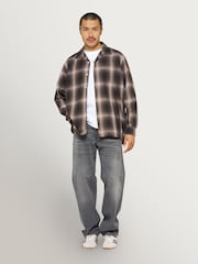 Edwin Brown Hombre Plaid Long Sleeve Shirt - Image 3 of 9