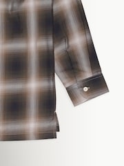 Edwin Brown Hombre Plaid Long Sleeve Shirt - Image 9 of 9