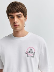 Edwin White Ramen Graphic Print T-Shirt - Image 6 of 8
