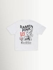 Edwin White Ramen Graphic Print T-Shirt - Image 8 of 8