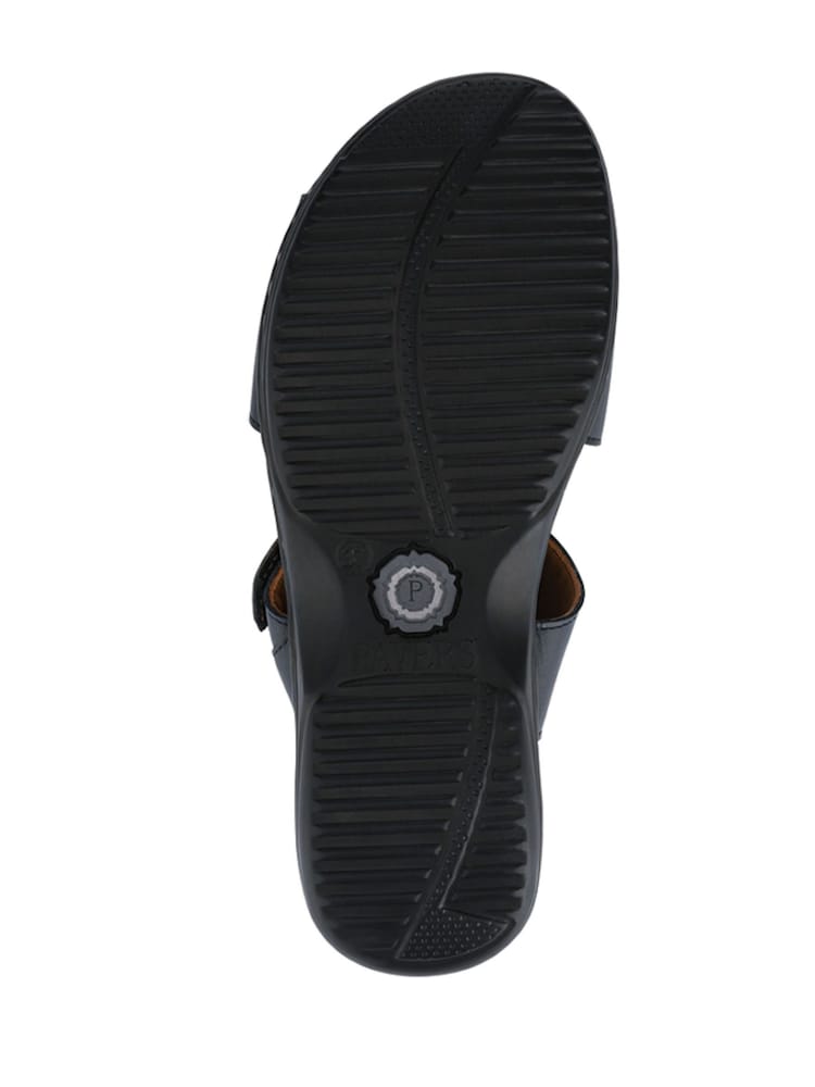 Pavers Blue Touch Fastening Cushioned Leather Sandals - Image 5 of 5