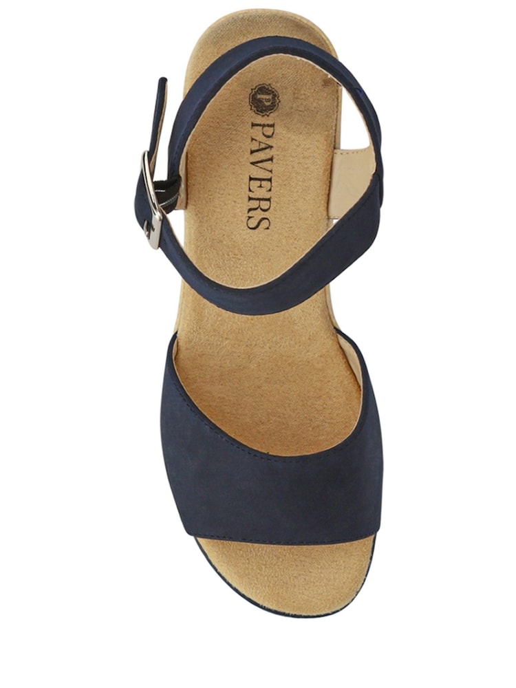 Pavers Blue Elasticated Casual Sandals - Image 5 of 5 Pavers Blue Elasticated Casual Sandals - Image 5 of 5