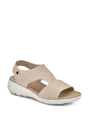 Pavers Gold Cushioned Lightweight Sandals - Image 3 of 5