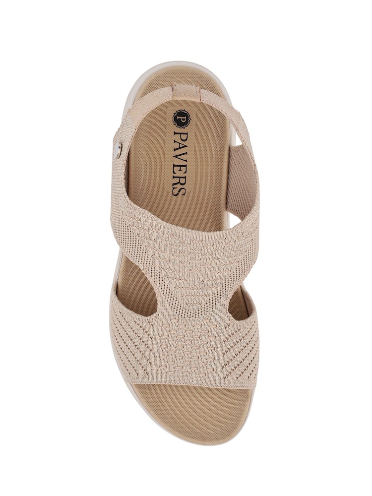 Pavers Gold Cushioned Lightweight Sandals - Image 5 of 5