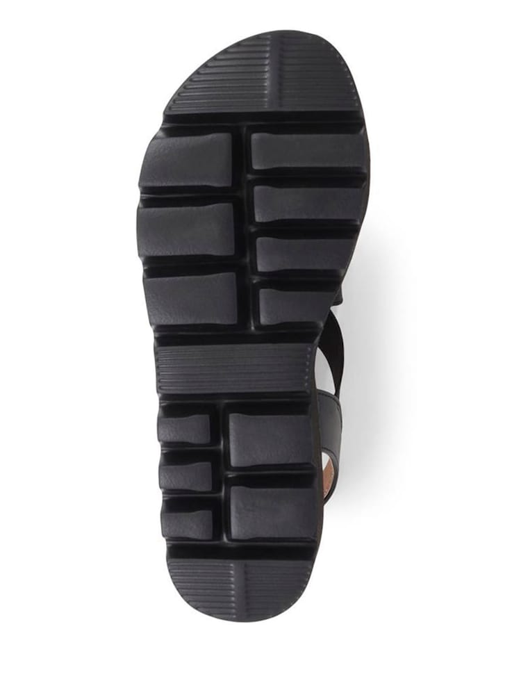 Pavers Black Multi Slip-On Chunky Sandals - Image 5 of 5 Pavers Black Multi Slip-On Chunky Sandals - Image 5 of 5