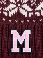Personalised Christmas Beanie by Alphabet - Image 3 of 4