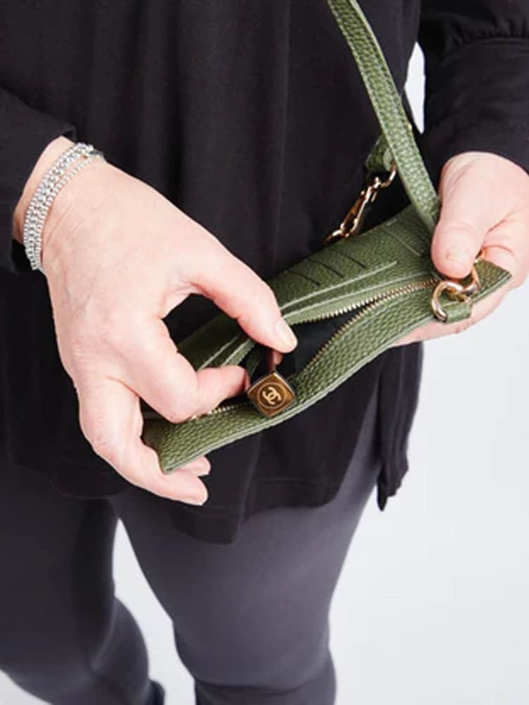 Goodeehoo Olive Green Pharoah Phone Pouch - Image 2 of 3
