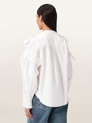 AllSaints White Lulu Shirt - Image 3 of 6