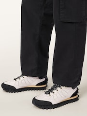 AllSaints White Nevis Sneakers - Image 1 of 6