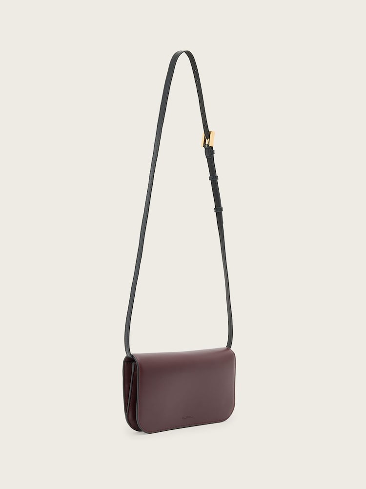 AllSaints Red Maeve Wallet Cross-Body Bags - Image 2 of 5