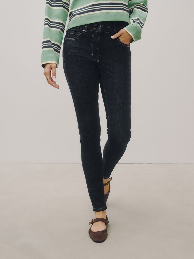 Ultimate Indigo Blue - Jean skinny coupe slim à effet rehausseur - Image 2 de 10