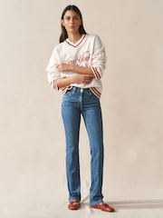 Mid Blue Slim Lift and Shape Jeans - Image 1 of 9
