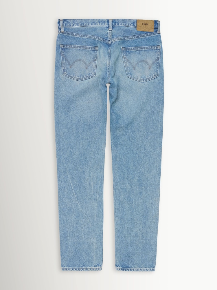 Edwin Blue Mid Light Loose Fit Kaihara Pure Openend Denim Jeans - Image 2 of 5