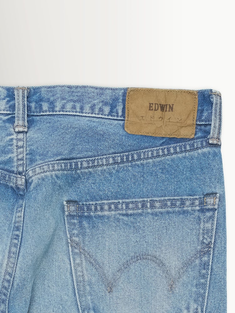 Edwin Blue Mid Light Loose Fit Kaihara Pure Openend Denim Jeans - Image 5 of 5