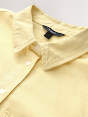 Yellow Relaxed Fit Long Sleeve Denim Shirt - Image 6 of 7