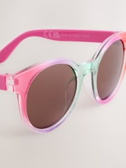 Pink/Lilac Round Sunglasses - Image 4 of 4